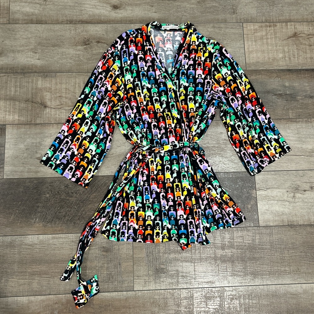 Alice and Olivia tie front cardigan top